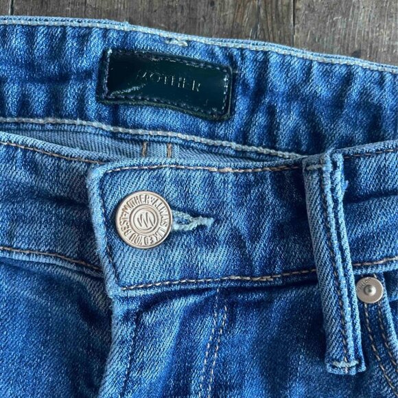 Mother  I  The Wilder Medium Kitty Flare Jeans  I  Size 26 - Picture 4 of 9